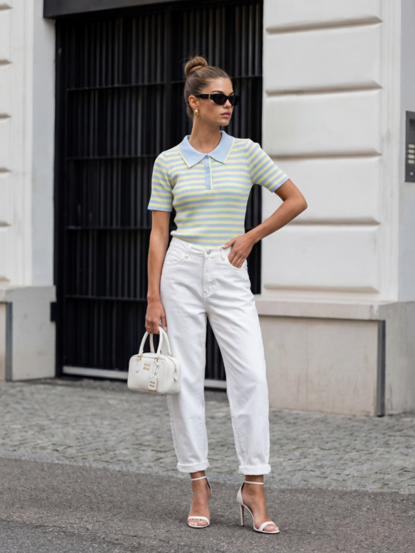 Bluzka Elam Yellow Błękitna