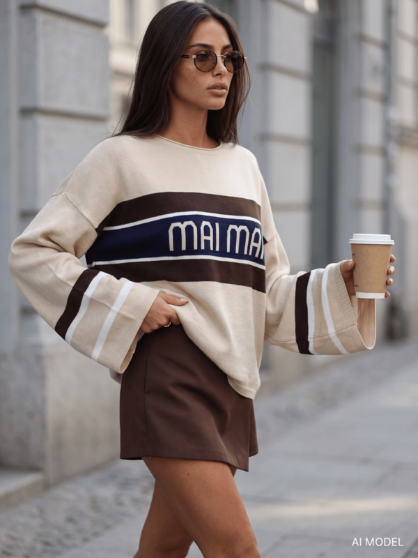 Sweater Alessandro D. Brown L. Beige