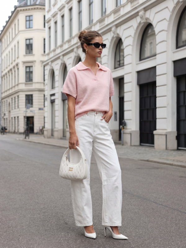 Sweter Orvil Różowy