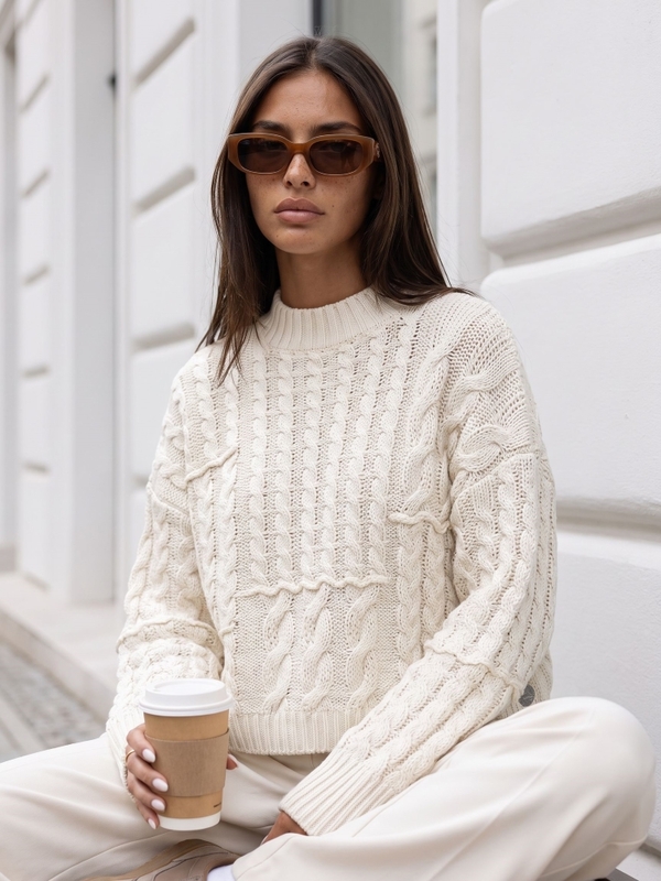 Sweter Gabris Ecru