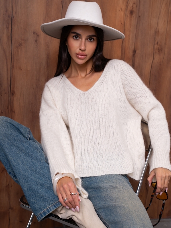 Sweter Nicollo Premium Ecru