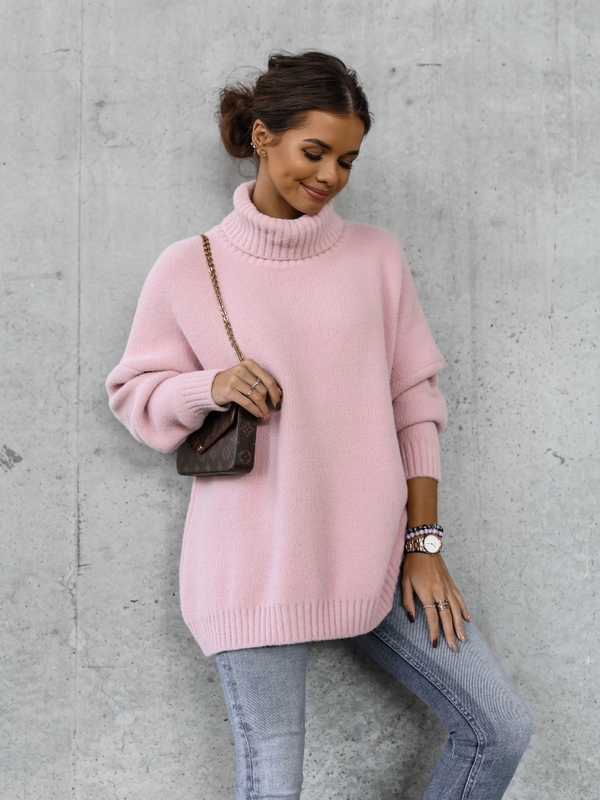 Sweter Odelia Pudrowy