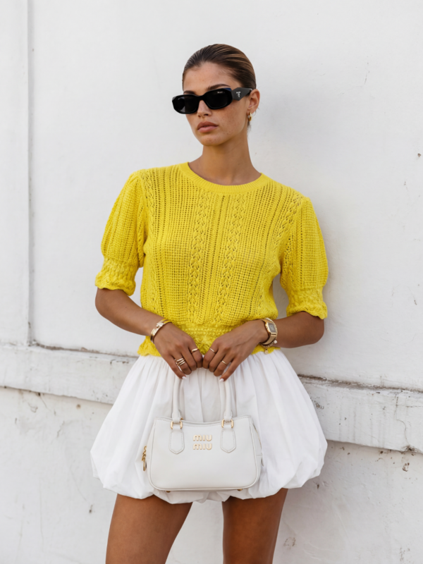 Sweter Silas New Żółty