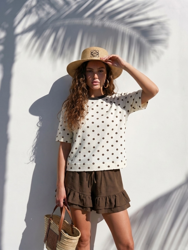 T-shirt Bodhi Dots New Cream