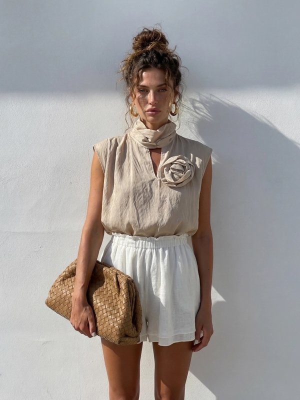 Blouse Sanchia Beige