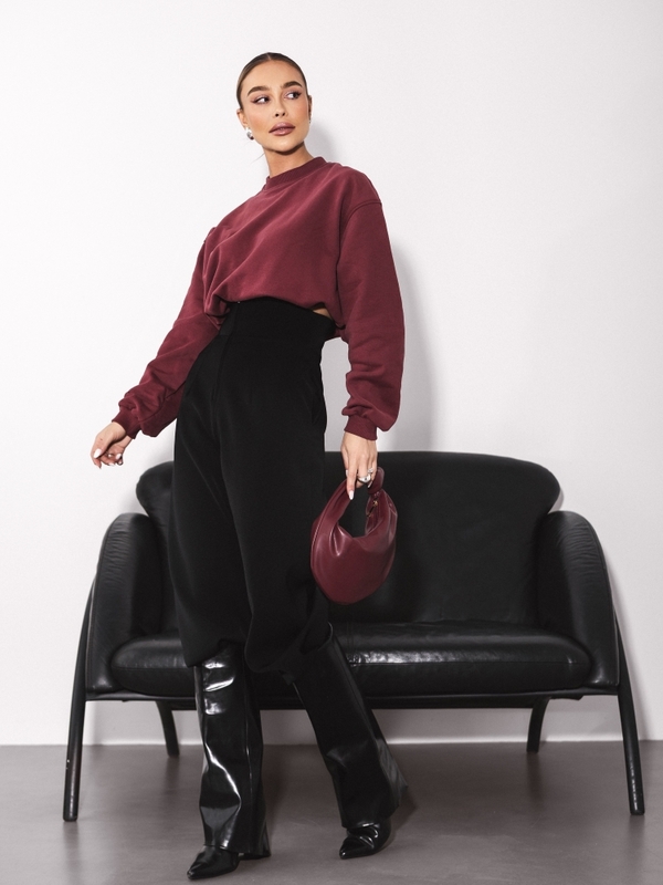 Sweatshirt Augustia Claret