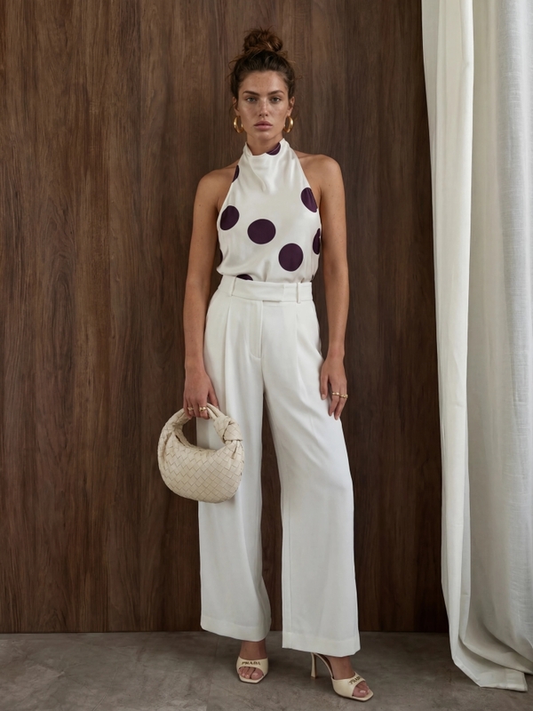 Blouse Elodie Claret Cream