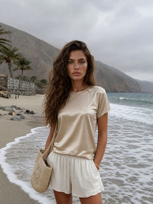 T-shirt Amador Premium Beige