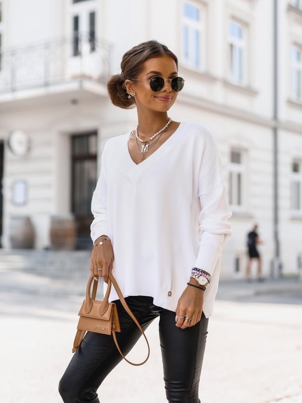 Sweter Classico Biały