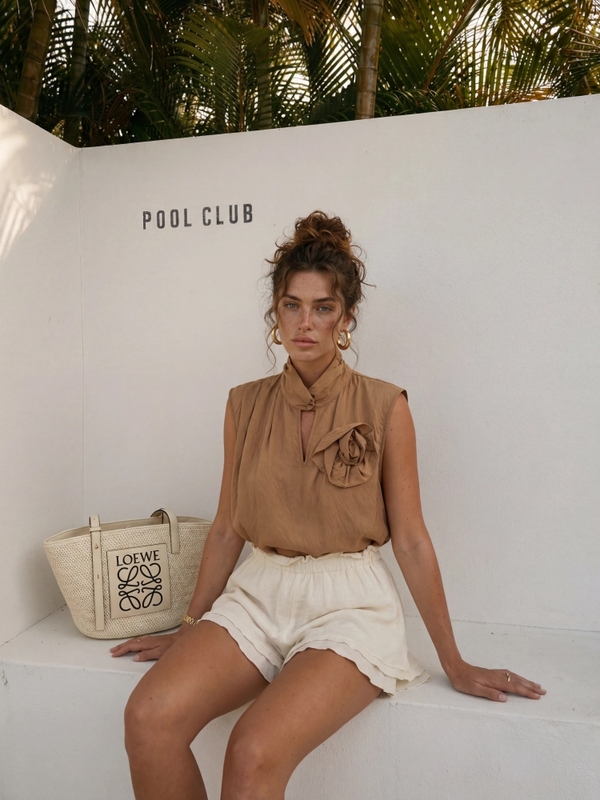 Blouse Sanchia Caramel