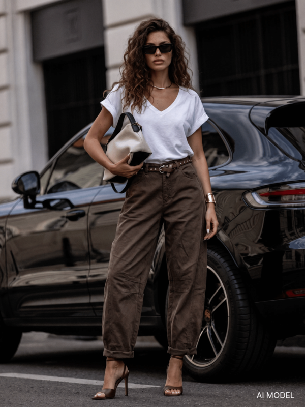 Pants Paolo Jeans Brown