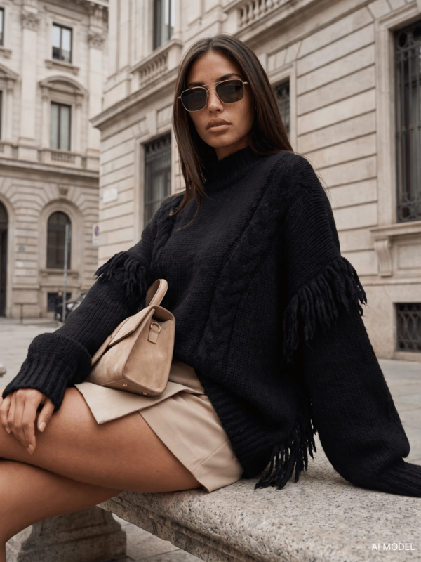 Sweater Augustin Boho Black