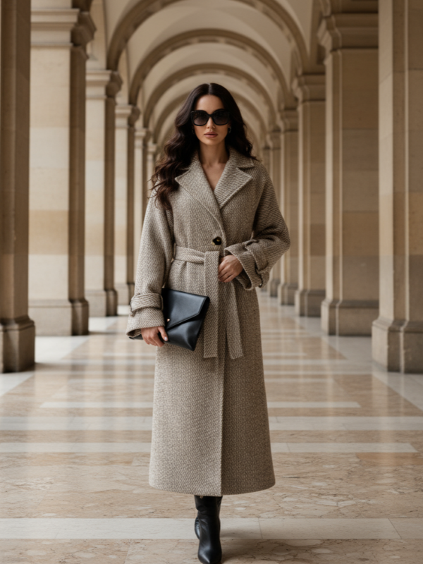 Płaszcz Janney Beżowy