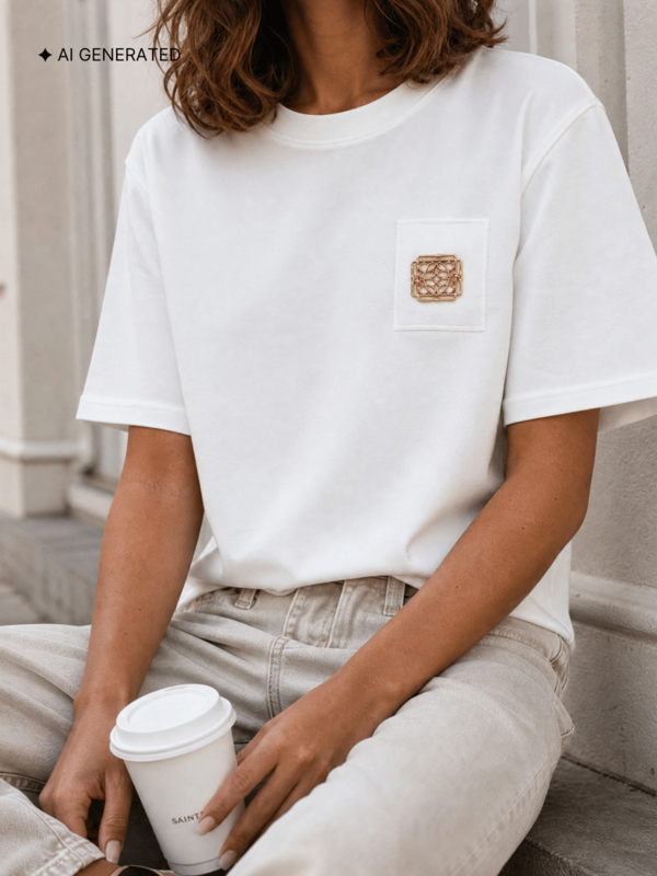 T-shirt Renzo Biały
