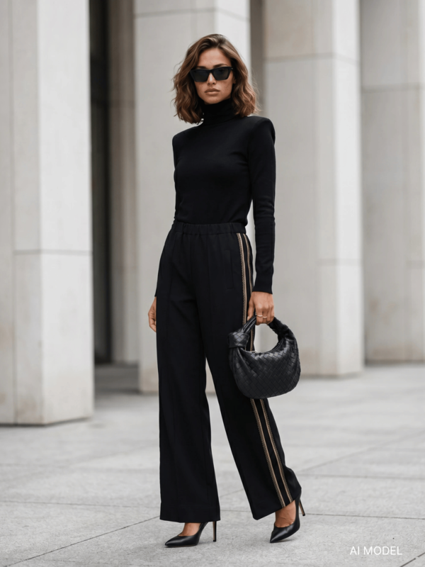 Pants Irwin Black Black