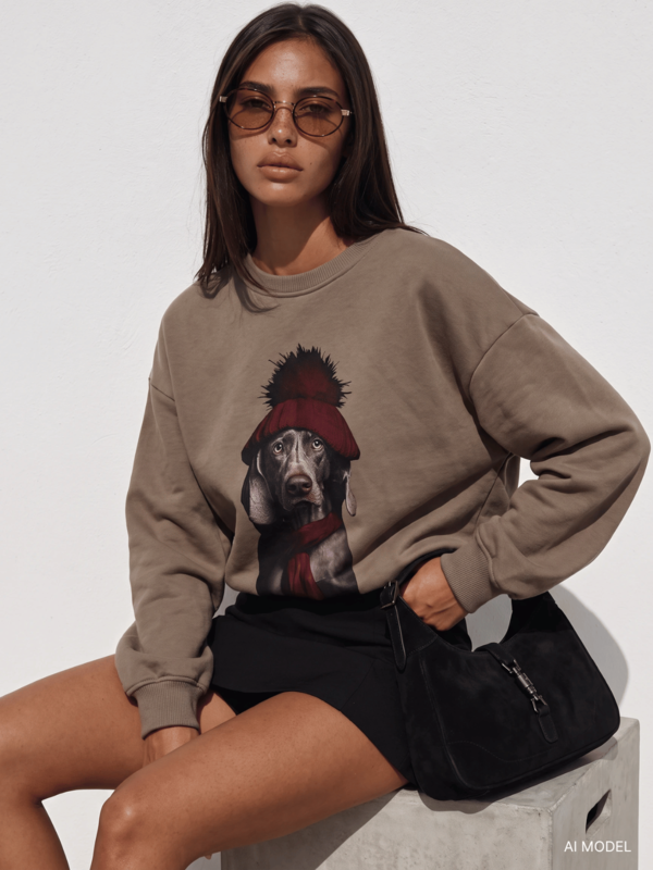 Sweatshirt Alabama Claret Beige