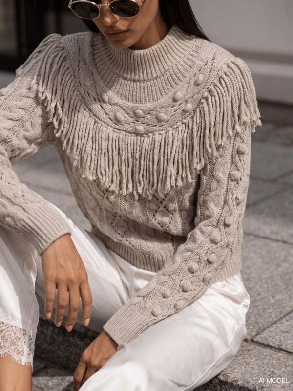 Sweter Domingo Beżowy