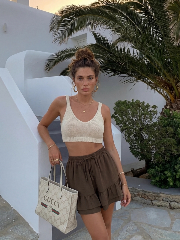 Spódnico-Spodenki Arlo Brązowe