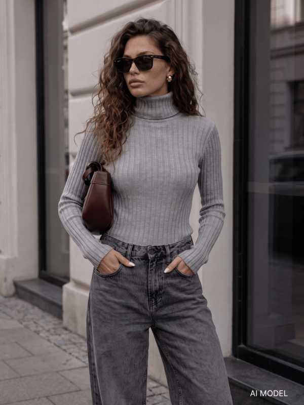 Sweter Eilson Golf Szary
