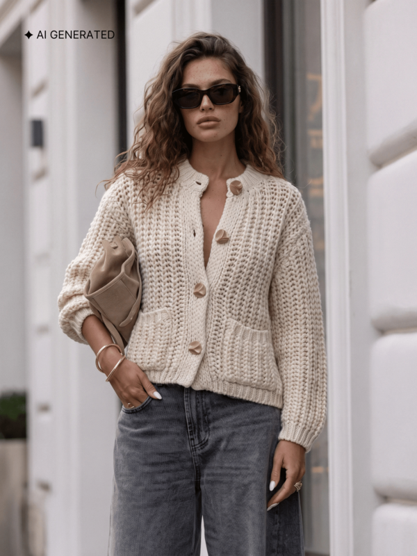 Sweter Charlie Ecru
