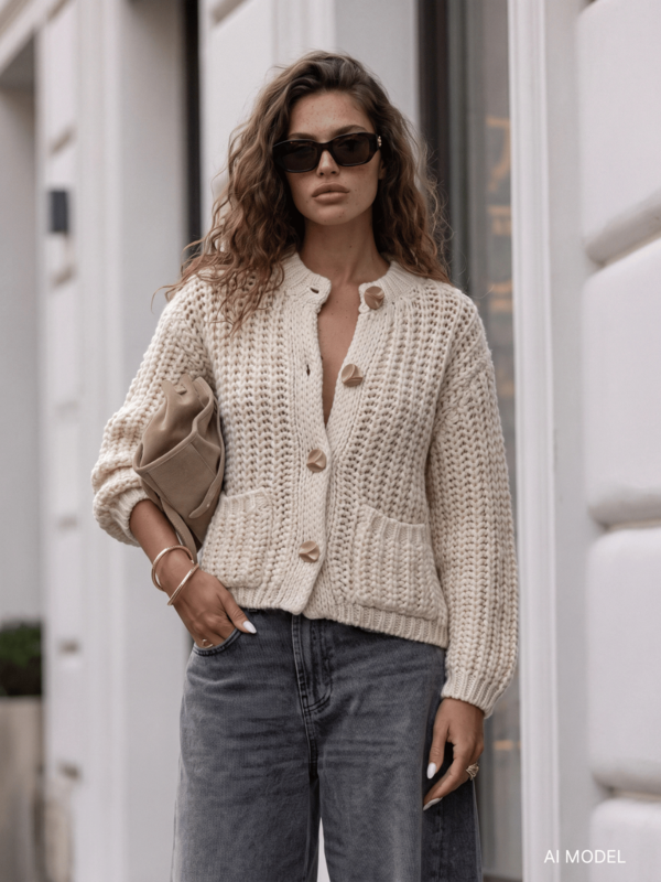 Sweter Charlie Ecru