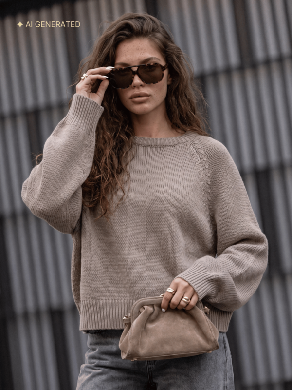 Sweter Jason Premium C. Beż