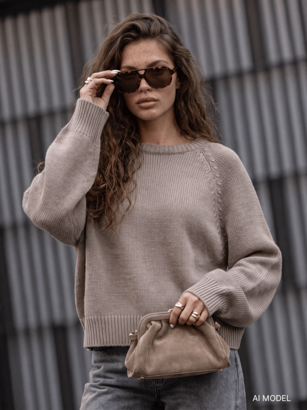 Sweter Jason Premium C. Beż