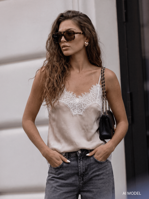 Top Miluu Premium Beige