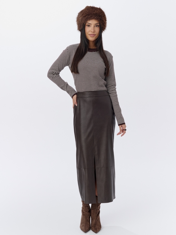 Sweter Rupert White Brązowy