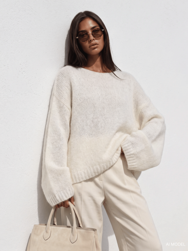 Sweater Paride Premium Ecru