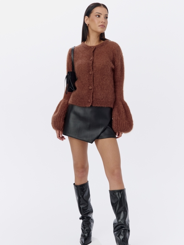 Sweter Frank Premium New Brązowy