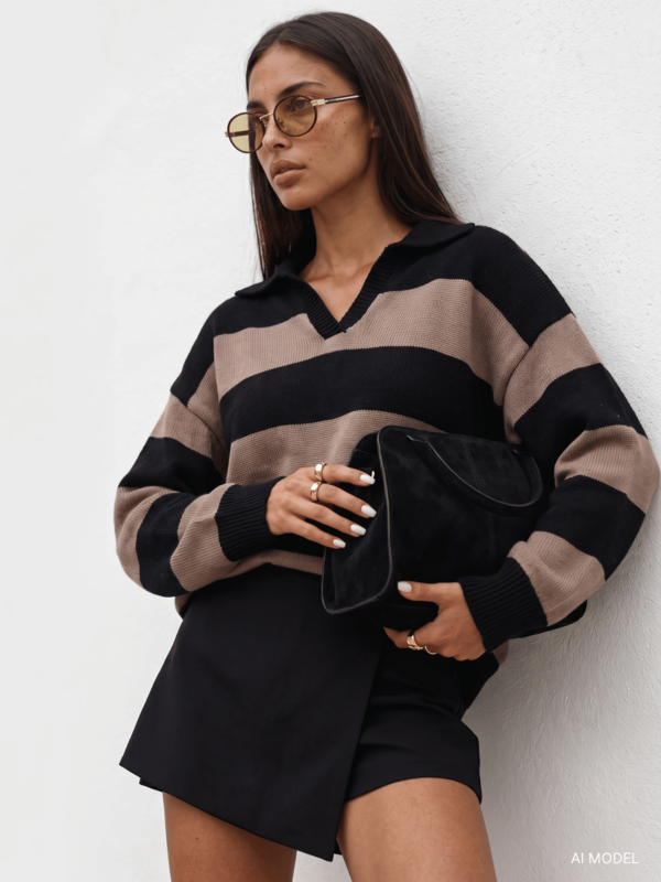 Sweter Ernie Latte Czarny