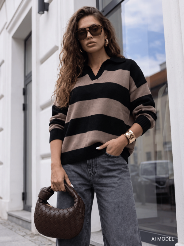Sweter Ernie Latte Czarny
