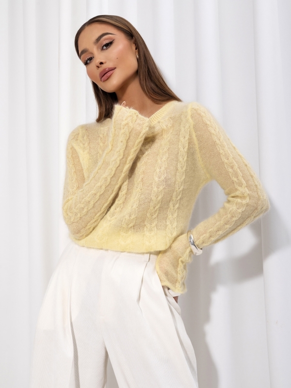 Sweter Loris Premium Żółty