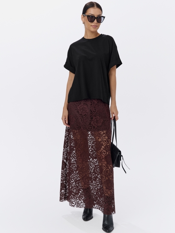 T-shirt Alfredo Czarny