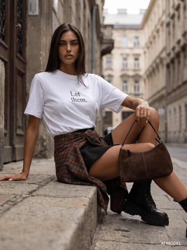 T-shirt Let Them White