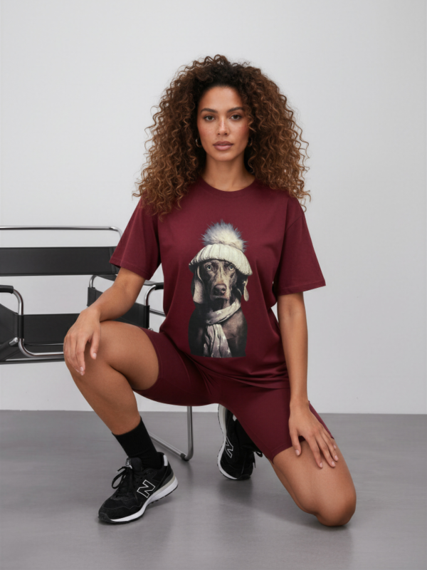 T-shirt Verme Burgundy