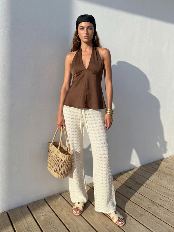 Bluzka Raymond Brązowa