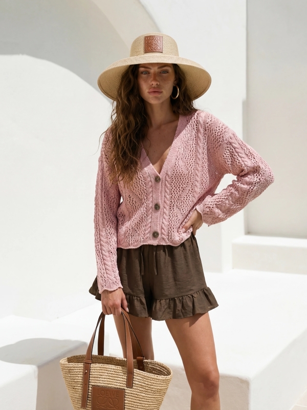 Sweter Clement Różowy