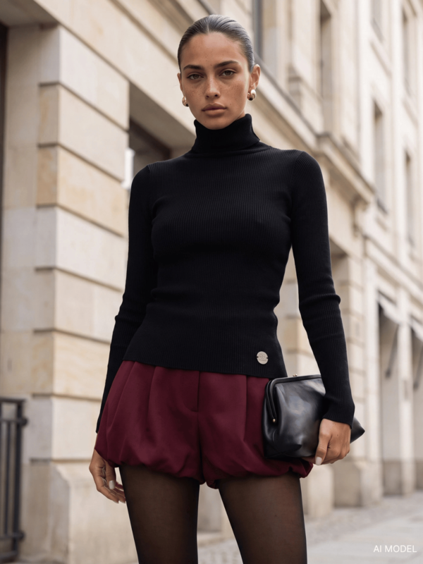 Sweter Coco Golf Czarny