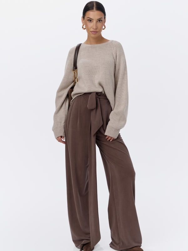 Spodnie Mathias Brązowe